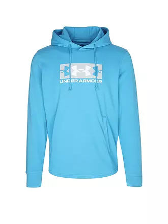 UNDER ARMOUR | Herren Hoodie UA Rival French Terry Logo | hellblau
